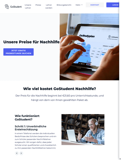 gostudent - preise_und_pakete